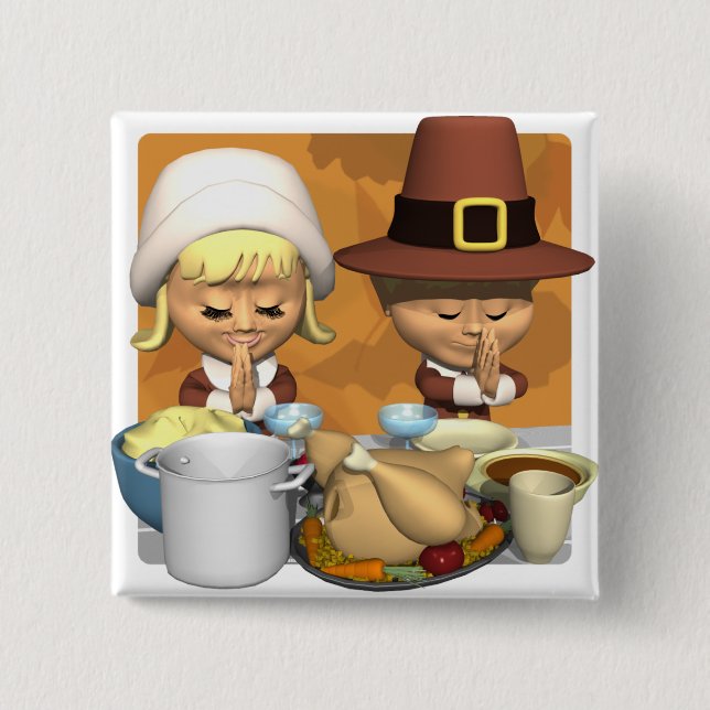 Pilgrim Prayer Button (Vorderseite)