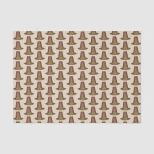 Pilgrim Puritan Happy Thanksgiving Herbst Herbst Seidenpapier