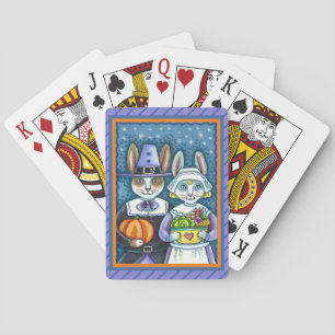 PILGRIM RABBITS, ERNTEDANK HARE'S HARVEST, NIEDLIC SPIELKARTEN