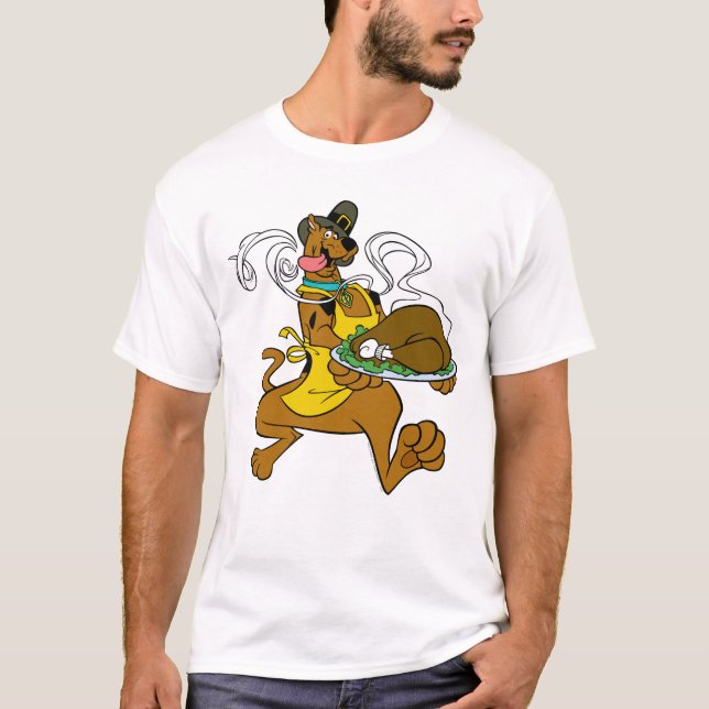 Pilgrim Scooby-Doo mit der Türkei T-Shirt (Vorderseite)