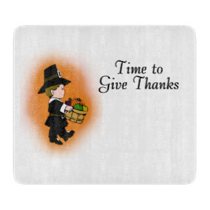 Pilgrim Time danke Schneidebrett