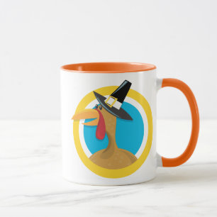 Pilgrim Türkei in blau und gelb Kreis Tasse
