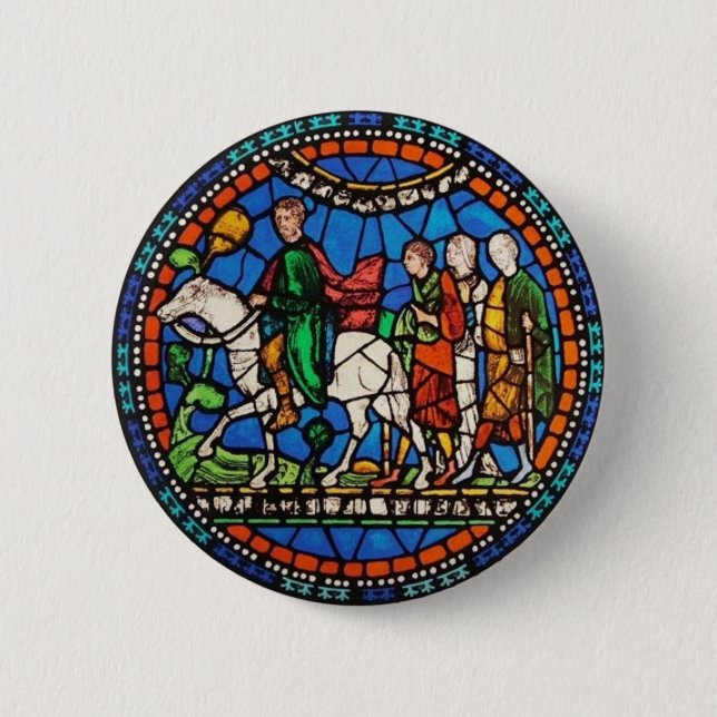 Pilgrims of Canterbury Button (Vorderseite)