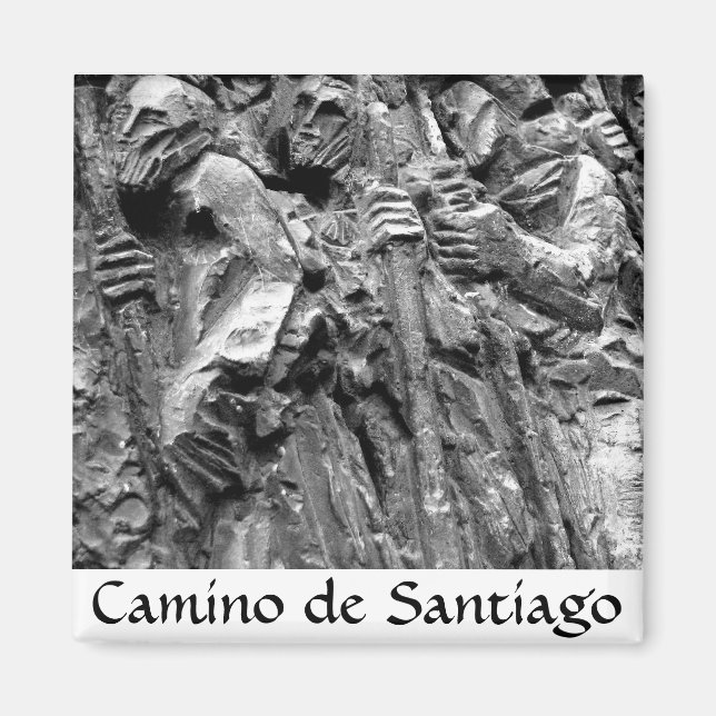 Pilgrims Walking Magnet (Vorne)