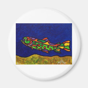 Piliero Forelle Magnet