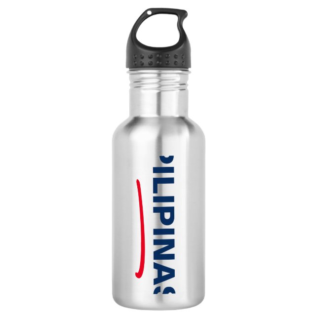 PILIPINAS Wasserflasche Edelstahlflasche (Vorderseite)