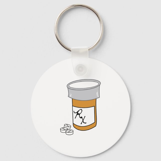 Pill Bottle Schlüsselanhänger (Vorderseite)