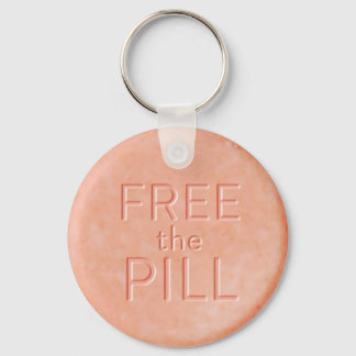 Pill Button Schlüsselanhänger