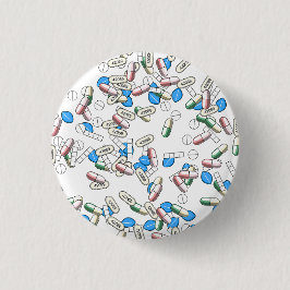 Pill Sprinkles Pattern Button