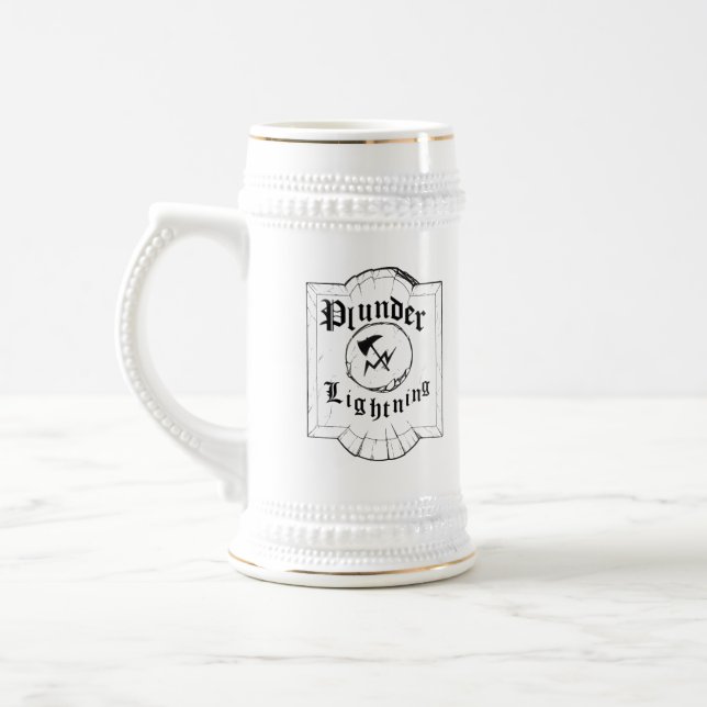 Pillage et tasse de bière OFFICIELLE de foudre (Gauche)