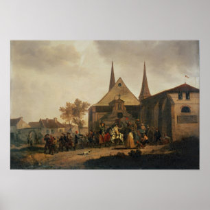 Pillage of a Church during the Revolution Poster