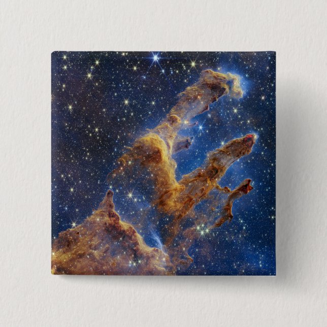 Pillars of Creation Looks Like T-Rex Button (Vorderseite)