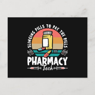 Pillen Apotheker Geschenk des Apothekers Postkarte