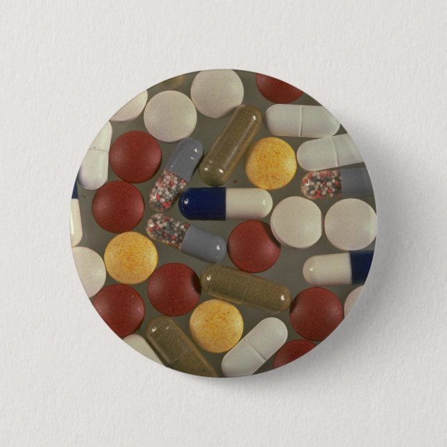 Pillen Button (Vorderseite)