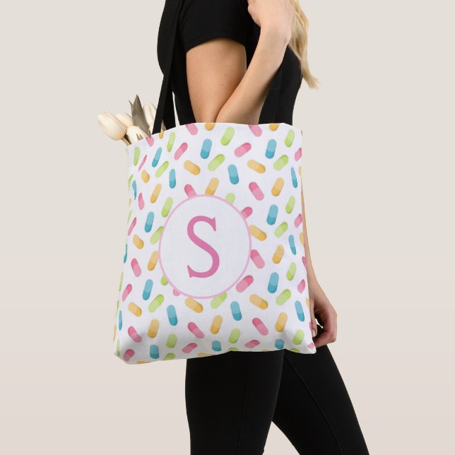 Pillen für die Monogramm-Verschreibung Tasche (Von Nahem)