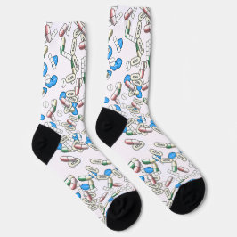 Pillen Streumuster Socken