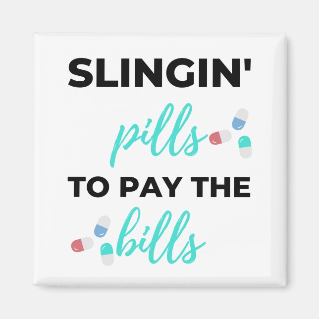 Pillen von Slingin zur Bezahlung der Rechnungen 2 Magnet (Vorne)