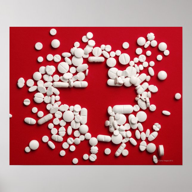 Pillenkreuz Poster (Vorne)