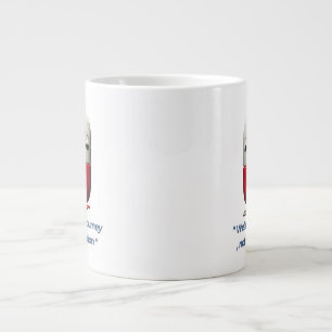 Pillenzeichen "Wellness ist eine Reise" Kaffeemasc Jumbo-Tasse