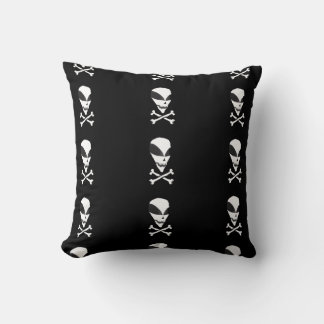 Pillow - Area 51 Skull & Crossbones Kissen