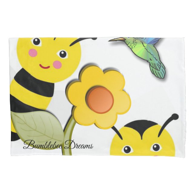 Pillow Case Bumblebee Dreams Kissenbezug (Vorderseite)