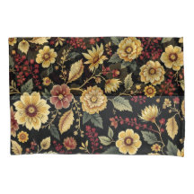 Pillow case flowers pattern