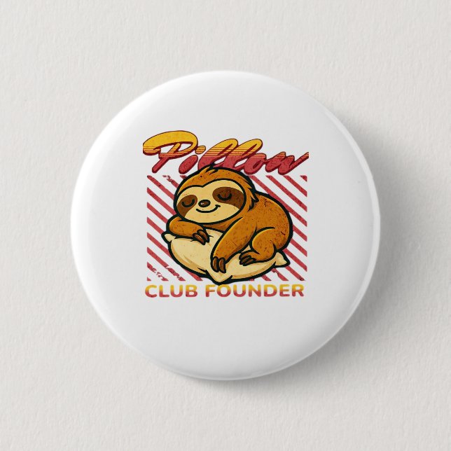 Pillow Club Gründer Classic T - Shirt Button (Vorderseite)