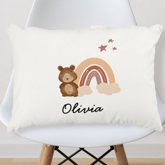 pillow featuring a custom bear design dekokissen (Von Creator hochgeladen)