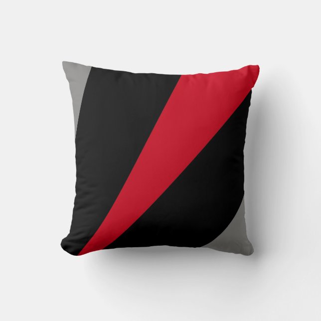 Pillow in der modernen abstrakten Art, im Kissen (Vorderseite)