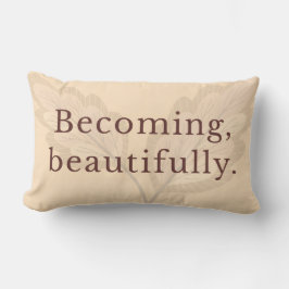 Pillow: Minimal Aesthetic Inspirational Home Decor Lendenkissen
