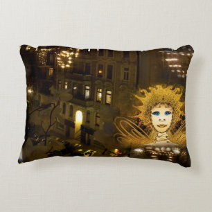 Pillow mit unterschiedlichem vorderem und hinterem dekokissen