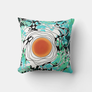 Pillow Modern Abstrakt Nature Inspiriert Kissen