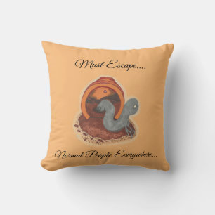 Pillow- must Escape - gepunktete Kreatur Kissen