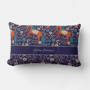 Pillow Paradise Branded Modern Art Horse Abstrakt Lendenkissen