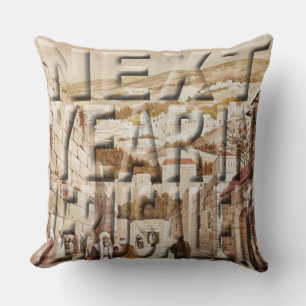 Pillow Passover 20 x 20 Jerusalem Kissen