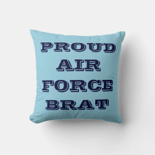 Pillow Proud Air Force Brat Kissen