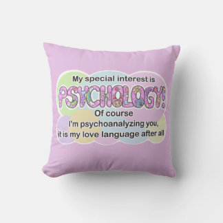 Pillow Psychology Love Language (ADHD, Autistic) Kissen