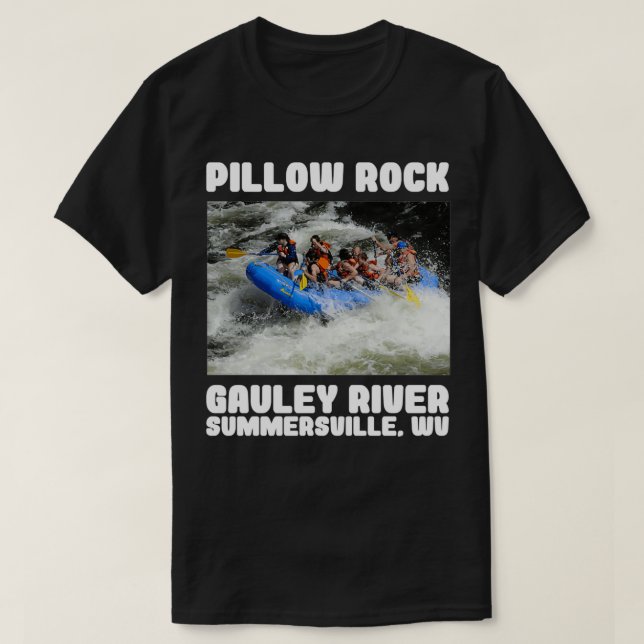 Pillow Rock Gauley River Summerville WV T-Shirt (Design vorne)