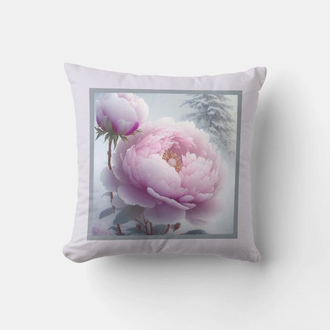 Pillow - romantische Blütenpracht, Blume Peak, Pao Kissen (Vorderseite)