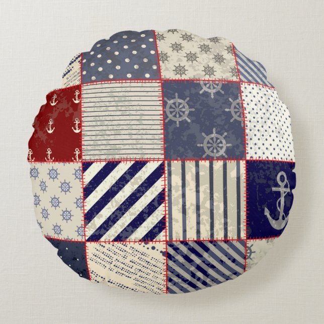 PILLOW-RUNDE RUNDES KISSEN (Vorderseite)