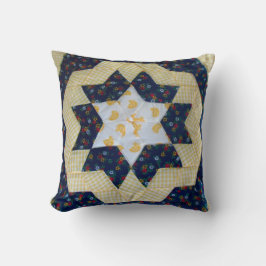 Pillow - Star Quilt Muster Kissen