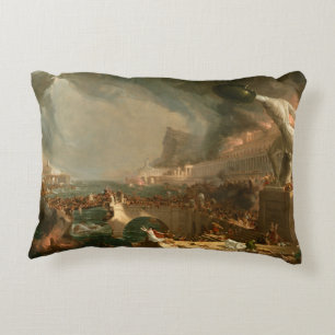 Pillow the Course of Empire Destruction Cole T. Dekokissen
