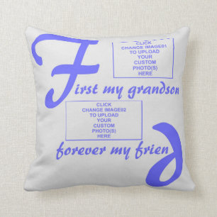 pillowBurst von Blauem-Für immer mein Enkel Kissen