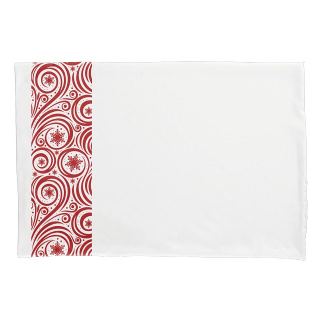 Pillowcase-Schneeflocken Kissenbezug (Vorderseite)