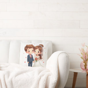 Pillows-Kissen zum Hochzeitstag Kissen