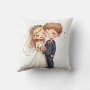 Pillows zum Hochzeitstag Kissen