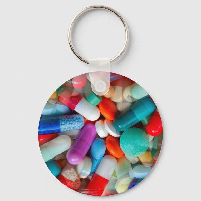 pills drugs schlüsselanhänger (Vorderseite)