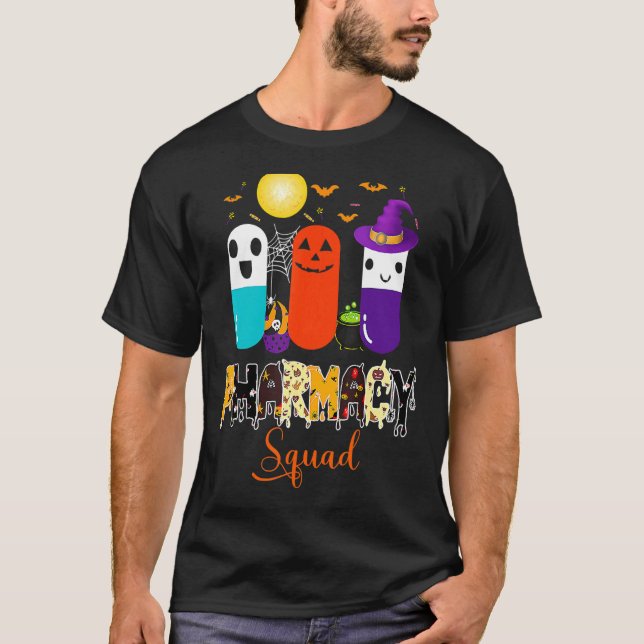 Pills Pharmacy Pharmaceuticals Squad Halloween Cos T-Shirt (Vorderseite)
