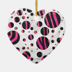 Piloka Dot Zebra Keramikornament