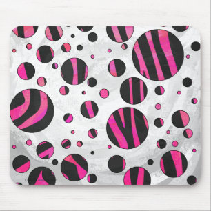 Piloka Dot Zebra Mousepad